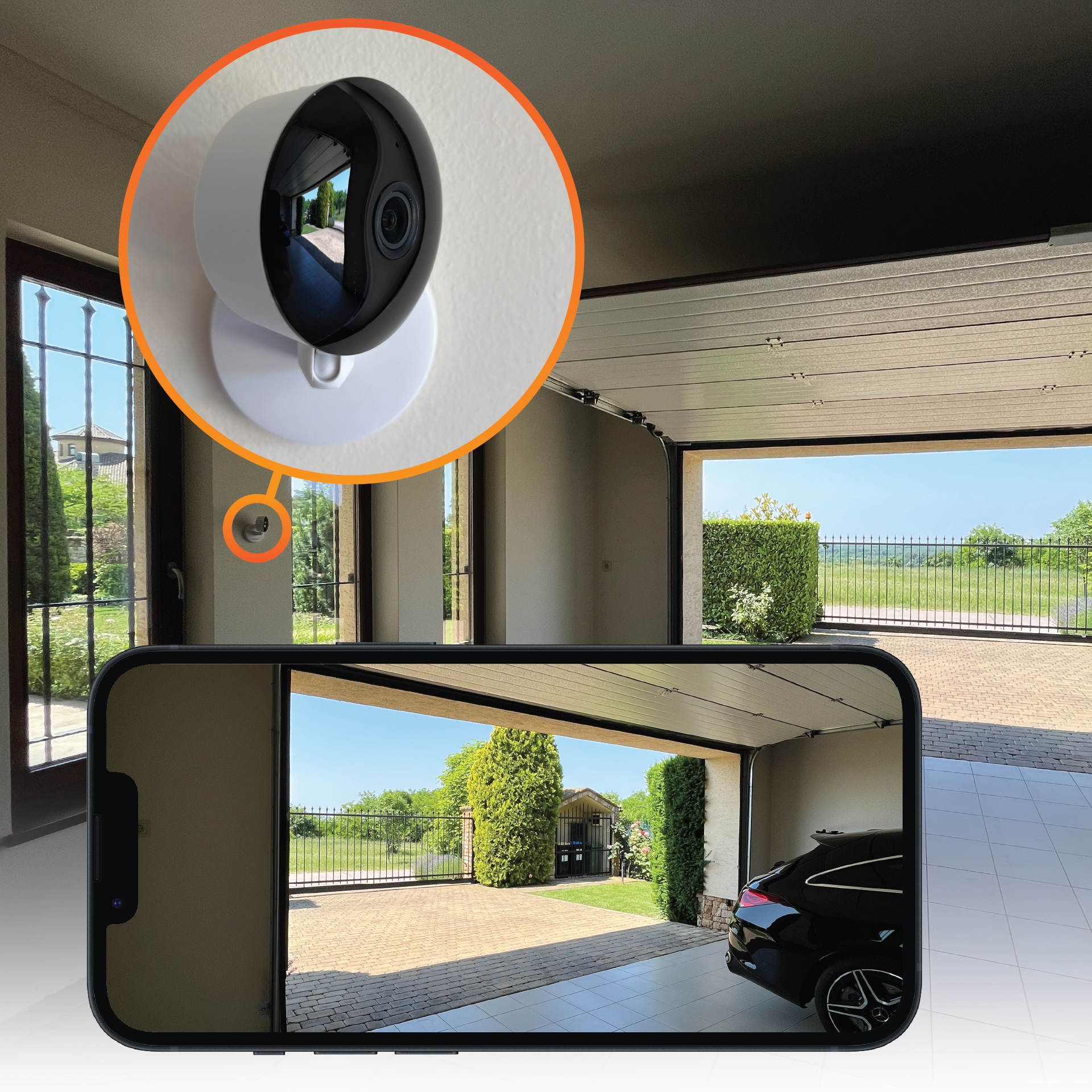 Remootio-compatible indoor camera