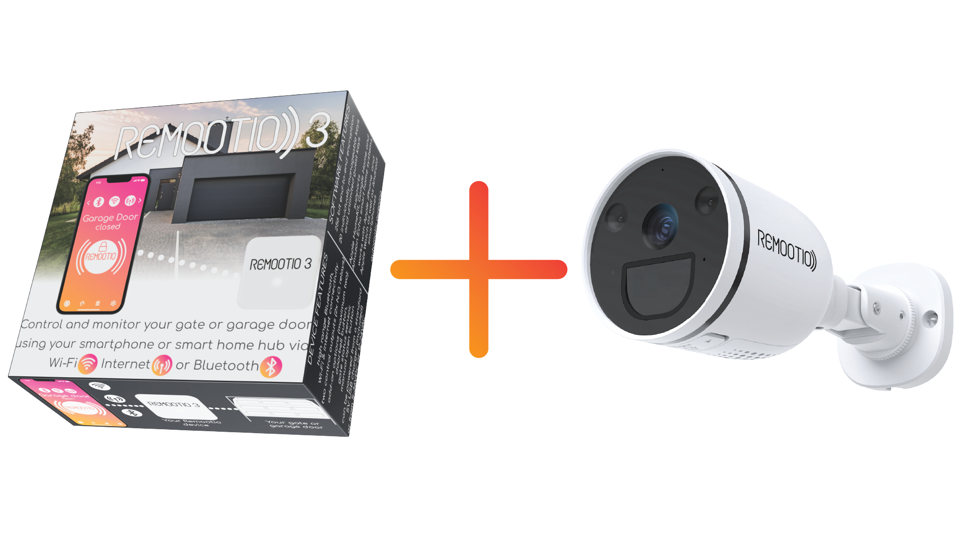 Remootio 3 + Outdoor camera bundle