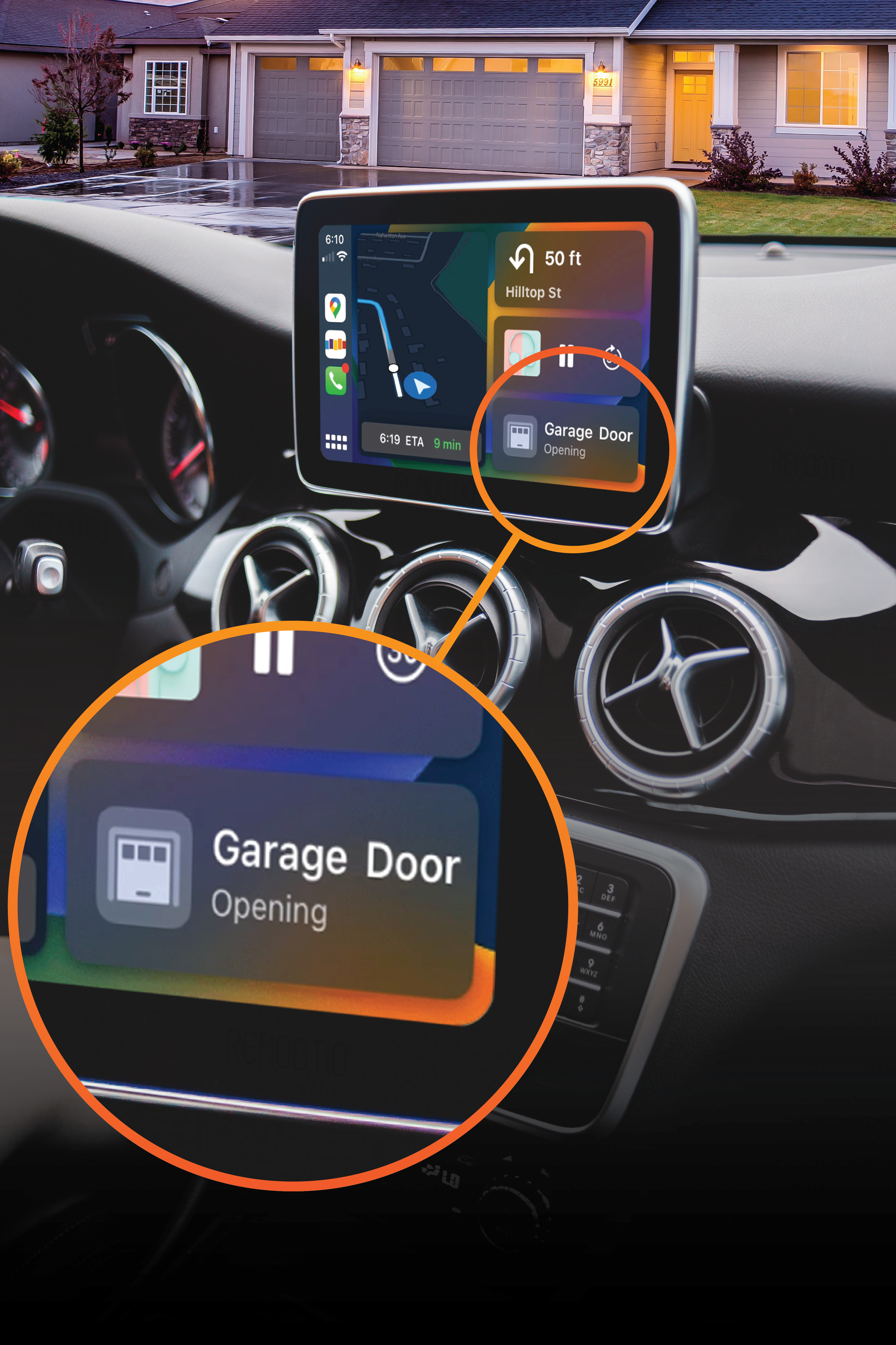 How to use Remootio with CarPlay