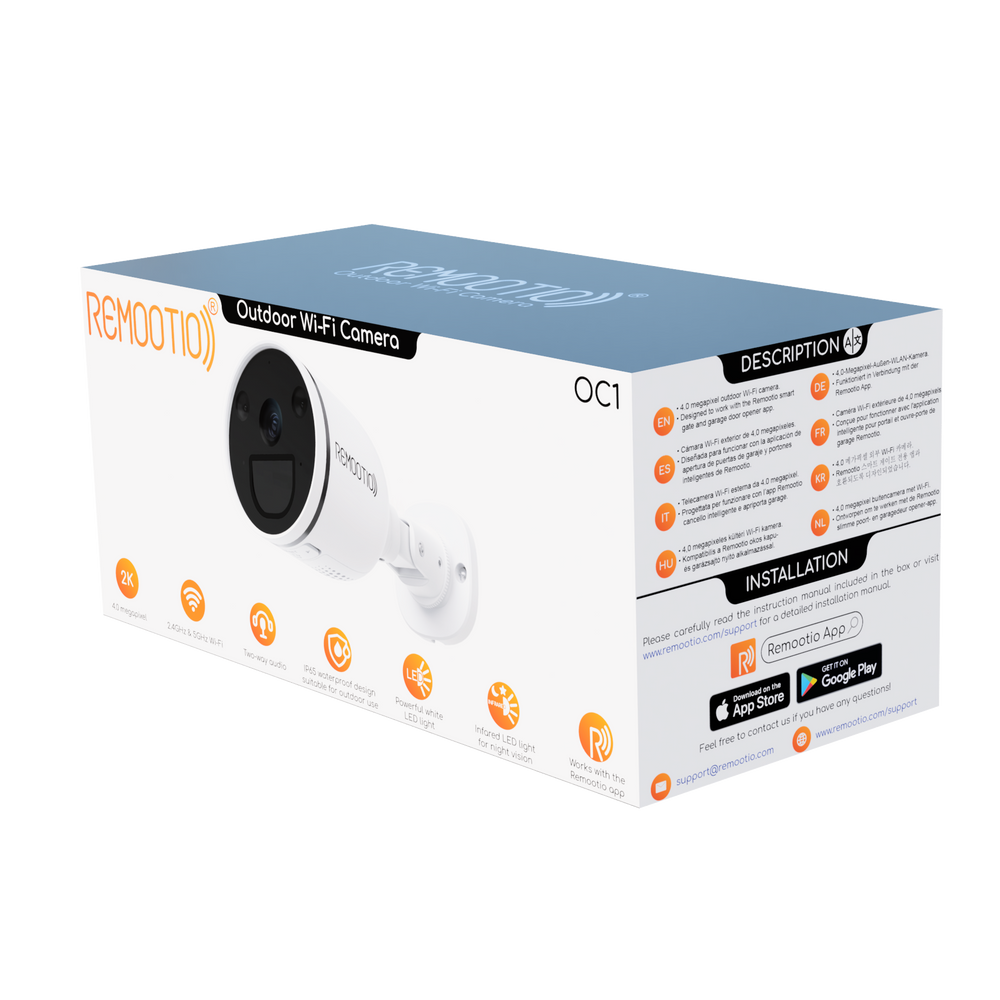 Remootio Outdoor Camera for Smart Gate Garage Door Opener