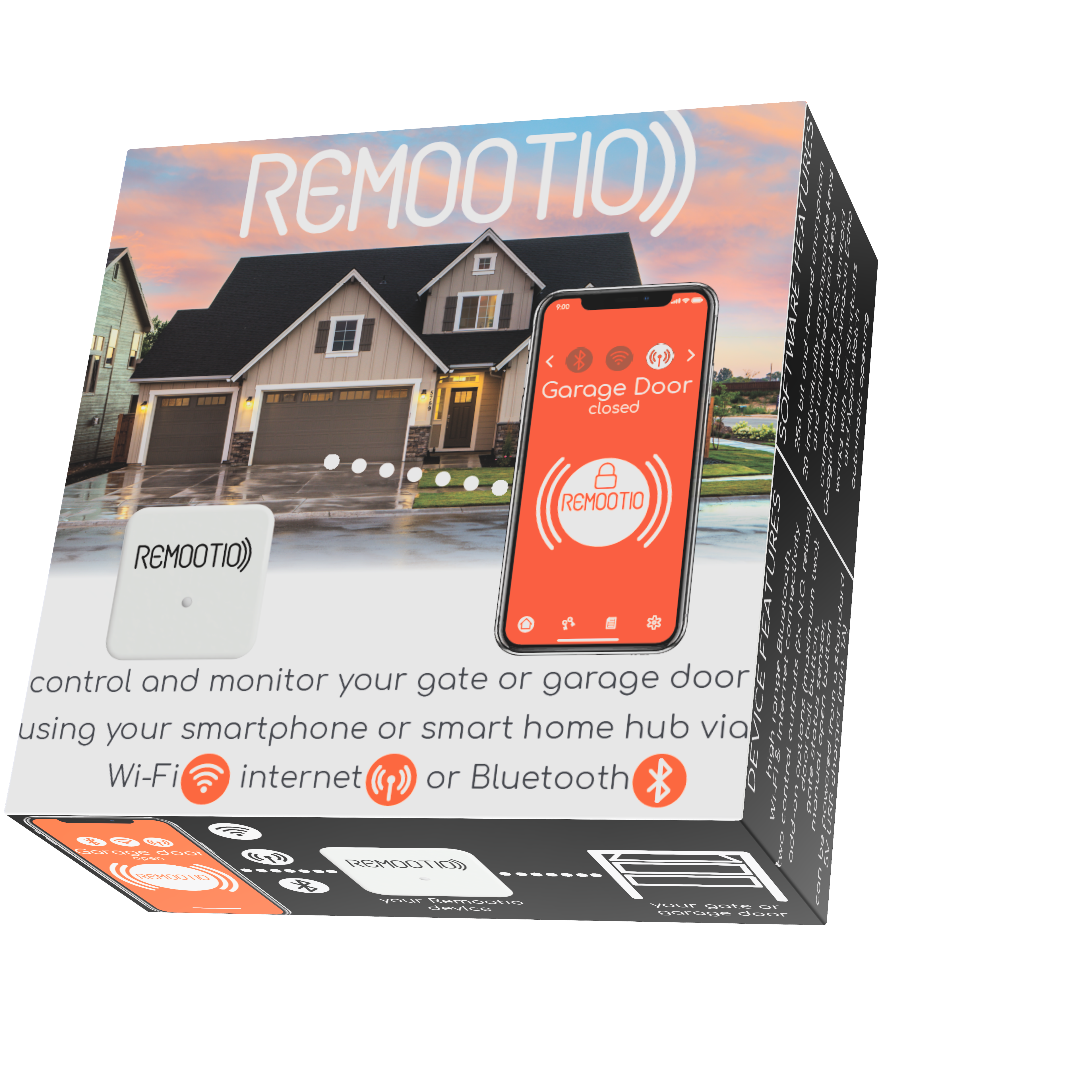 Remootio 2 + Sensor + Netzteil Multipack